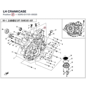 LH CRANKCASE product image