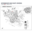 INTERMEDIATE GEAR SHAFT, REVERSE product image