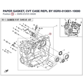 PAPER GASKET, CVT CASE REPL BY 0GR0-013001-10000 product image