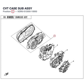CVT CASE SUB ASSY product image