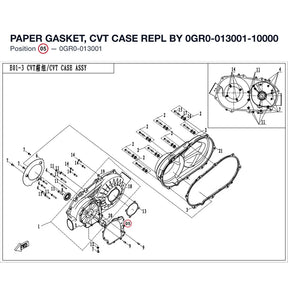 PAPER GASKET, CVT CASE REPL BY 0GR0-013001-10000 product image