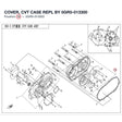 COVER, CVT CASE REPL BY 0GR0-013300 product image