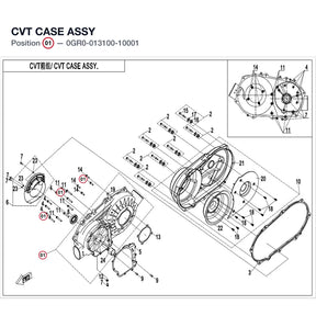CVT CASE ASSY product image