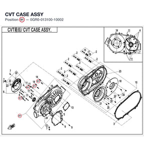 CVT CASE ASSY product image