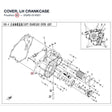 COVER, LH CRANKCASE product image