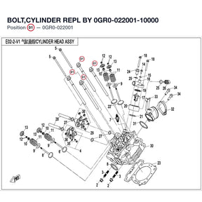 BOLT,CYLINDER REPL BY 0GR0-022001-10000 product image