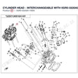 CYLINDER HEAD - INTERCHANGEABLE WITH  0GR0-0220A0 product image