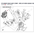 CYLINDER HEAD ASSY COMP - REPL BY 0GR0-0220A0-10000 product image