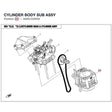 CYLINDER BODY SUB ASSY product image
