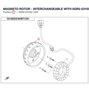 MAGNETO ROTOR - INTERCHANGEABLE WITH 0GR0-031000-20000 product image