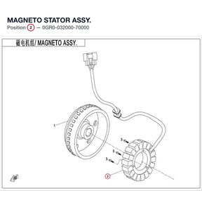 MAGNETO STATOR ASSY. product image