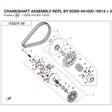 CRANKSHAFT ASSEMBLY REPL BY 0GR0-041000-10013 + 0GR0-160000-00021 product image