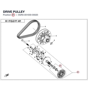 DRIVE PULLEY product image