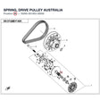 SPRING, DRIVE PULLEY product image