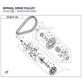 SPRING, DRIVE PULLEY product image
