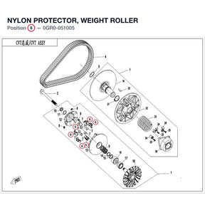 NYLON PROTECTOR, WEIGHT ROLLER product image