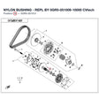 NYLON BUSHING - REPL BY 0GR0-051009-10000 product image