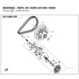 BEARING - REPL BY: 0GR0-051400-10000 product image