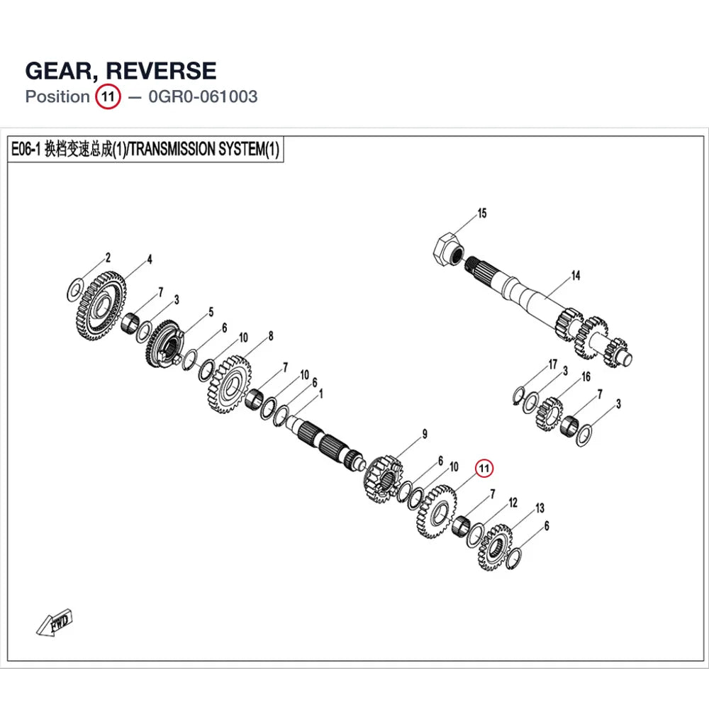 GEAR, REVERSE product image