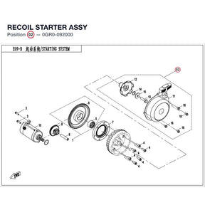 RECOIL STARTER ASSY product image
