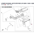 LOWER HOUSING, AIR FILTER REPL BY 0GR0-110001-10000 product image