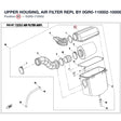 UPPER HOUSING, AIR FILTER REPL BY 0GR0-110002-10000 product image