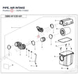 PIPE, AIR INTAKE product image