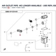 AIR OUTLET PIPE product image