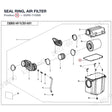SEAL RING, AIR FILTER product image