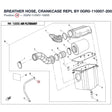BREATHER HOSE, CRANKCASE REPL BY 0GR0-110007-20000 product image