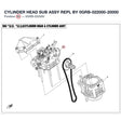 CYLINDER HEAD SUB ASSY REPL BY 0GRB-022000-20000 product image