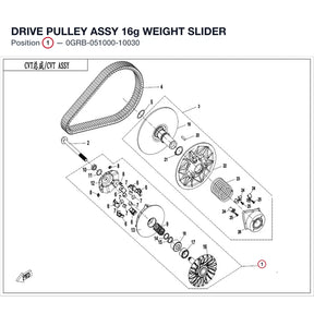 DRIVE PULLEY ASSY product image