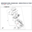 BREATHER HOSE, CRANKCASE - WHEN STOCK IS 0 THIS ITEM IS NO LONGER AVAILABLE product image