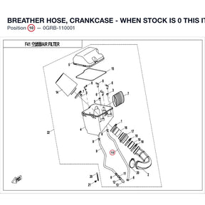 BREATHER HOSE, CRANKCASE - WHEN STOCK IS 0 THIS ITEM IS NO LONGER AVAILABLE product image