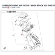 LOWER HOUSING, AIR FILTER - WHEN STOCK IS 0 THIS ITEM IS NO LONGER AVAILABLE product image
