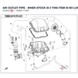 AIR OUTLET PIPE - WHEN STOCK IS 0 THIS ITEM IS NO LONGER AVAILABLE product image