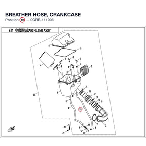 BREATHER HOSE, CRANKCASE product image