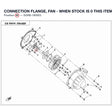 CONNECTION FLANGE, FAN - WHEN STOCK IS 0 THIS ITEM IS NO LONGER AVAILABLE product image