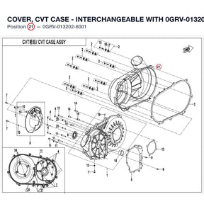 COVER, CVT CASE - INTERCHANGEABLE WITH 0GRV-013202-6000 product image