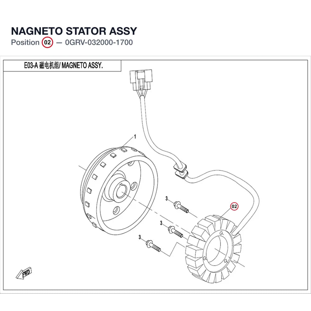 NAGNETO STATOR ASSY product image