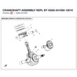 CRANKSHAFT ASSEMBLY REPL BY 0GS0-041000-10010 product image