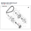 BEARING ASSY, DRIVE PULLEY product image