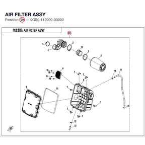 AIR FILTER ASSY product image