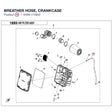 BREATHER HOSE, CRANKCASE product image