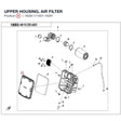 UPPER HOUSING, AIR FILTER product image
