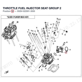 THROTTLE FUEL INJECTOR SEAT product image