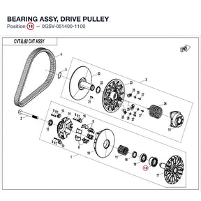 BEARING ASSY, DRIVE PULLEY product image