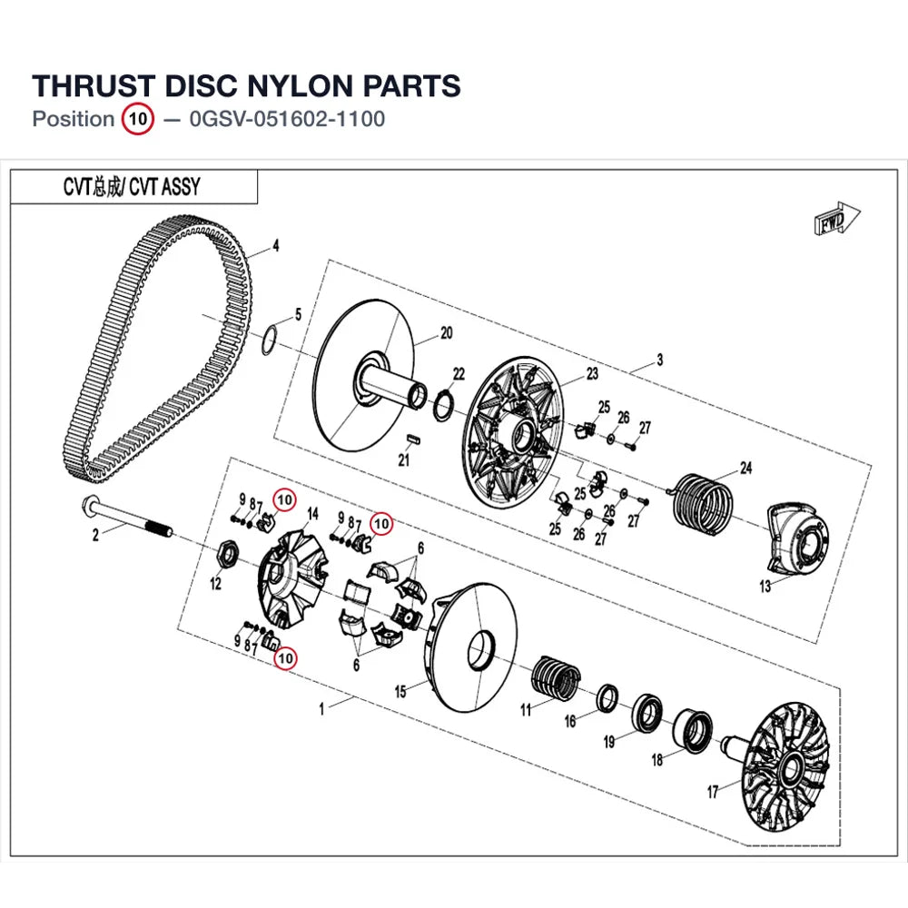 THRUST DISC NYLON PARTS product image