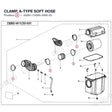 CLAMP, A-TYPE SOFT HOSE product image