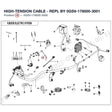 HIGH-TENSION CABLE - REPL BY 0GSV-178000-3001 product image